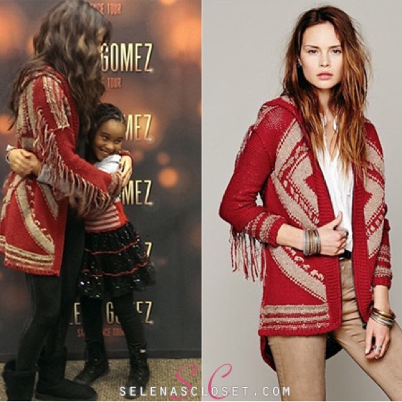 Free People Show Me the Way Fringe Cardigan Moss Green Sweater Jacket boho - Picture 2 of 12